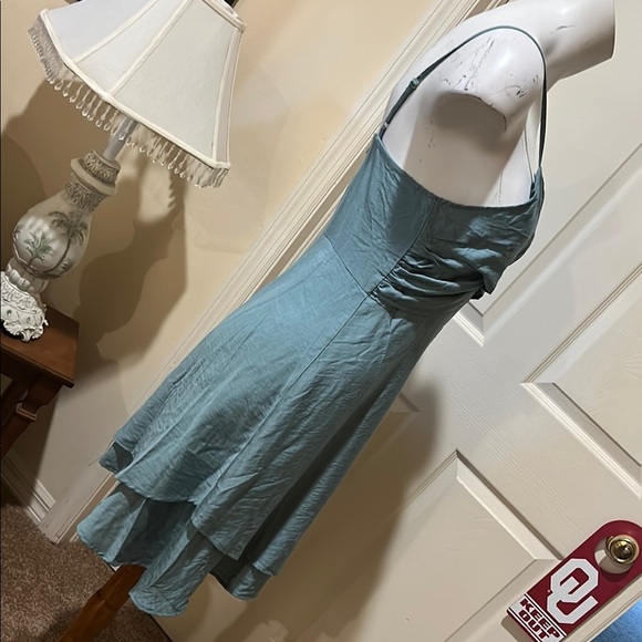 Cupshe Light Blue Spaghetti Strap Mini Dress. Small. NWT - Picture 5 of 12